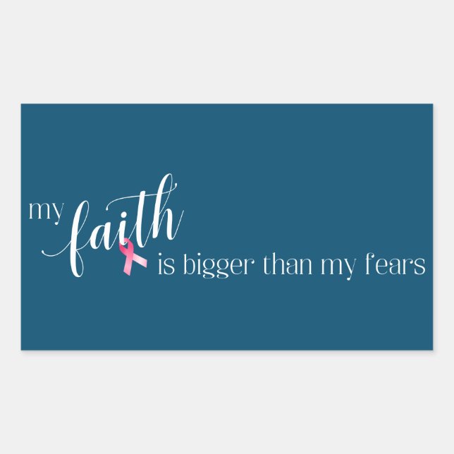 Inspiring Quote Breast Cancer Awareness | Sticker (Front)