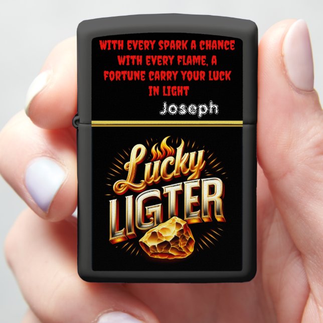 Inspiring Quote on Charming Lighter (In Hand)