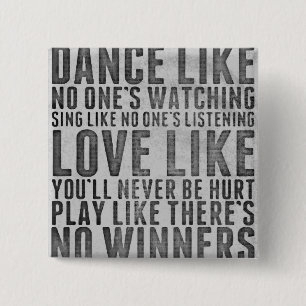 Inspiring Quote Rustic Grunge Text Sign Button