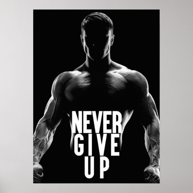 Inspiring Quote - Workout Motivational Poster (Front)