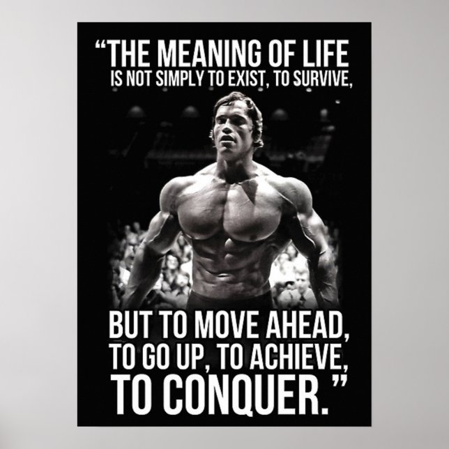 Inspiring Quote - Workout Motivational Poster (Front)