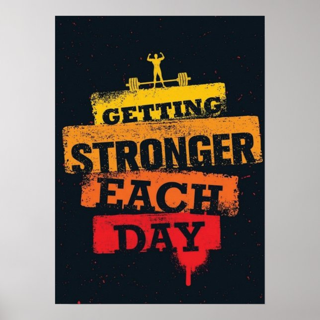 Inspiring Quote - Workout Motivational Poster (Front)