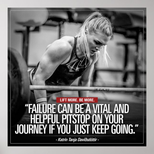 Inspiring Quote - Workout Motivational Poster (Front)