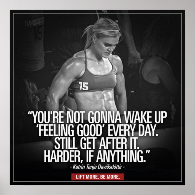 Inspiring Quote - Workout Motivational Poster (Front)
