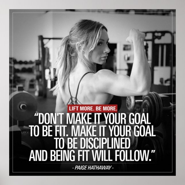Inspiring Quote - Workout Motivational Poster (Front)