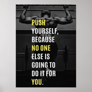 Inspiring Quote - Workout Motivational Poster