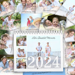 Inspiring Quotes 17 Custom Photos Family 2024  Calendar<br><div class="desc">Inspiring Quotes 17 Custom Photos Family 2024 Share some of your favorite moments from your year with this photo gift for your family to enjoy along with some inspiring words for each month and the front and back covers. Easily swap your images with the samples in the place holders for...</div>