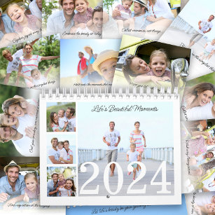 Inspiring Quotes 17 Custom Photos Family 2024  Calendar