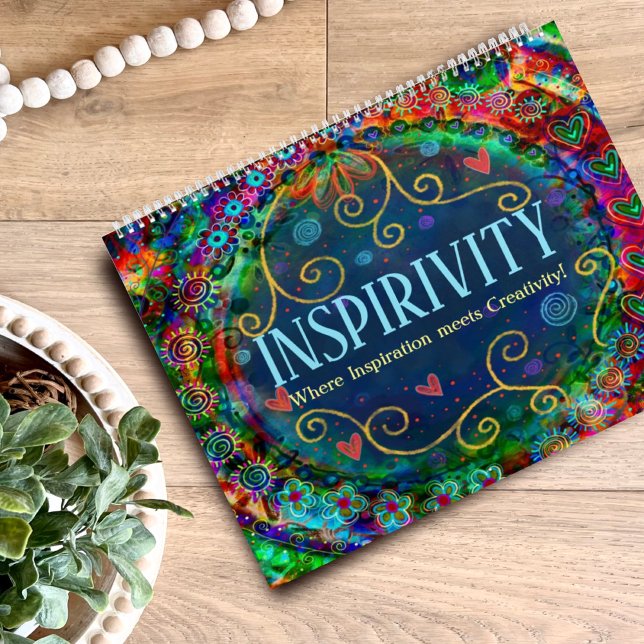 Inspiring Quotes Colorful Whimsical Inspirivity Calendar (Creator Uploaded)