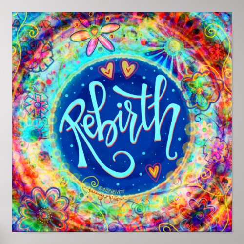 Inspiring Rebirth Pretty Inspirivity Poster