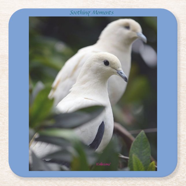 Inspiring Square Paper Coaster (Front)