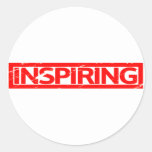 Inspiring Stamp Classic Round Sticker