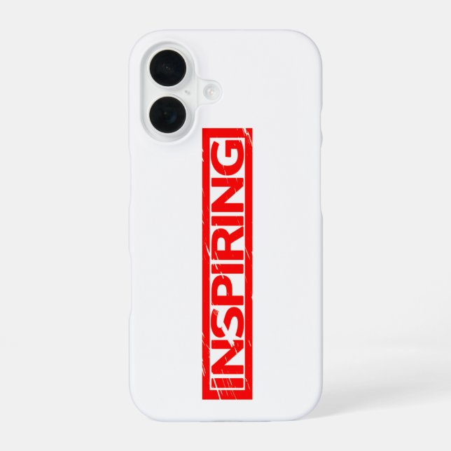 Inspiring Stamp Iphone Case (Back)
