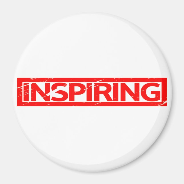 Inspiring Stamp Magnet (Front)