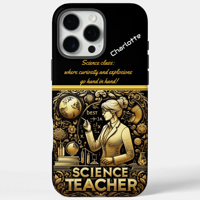 Inspiring Teacher Exploring Knowledge Case-Mate iPhone Case (Back)