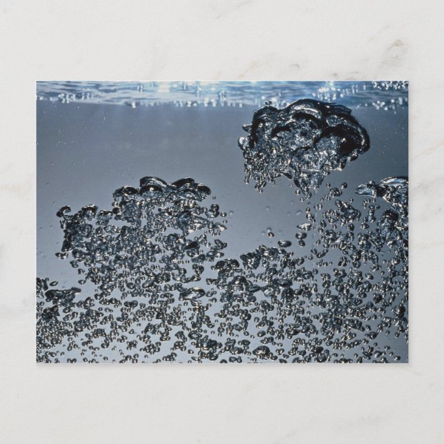 Inspiring Water bubbles Postcard (Front)