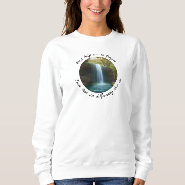 Inspiring Waterfall Sweatshirt  (Front)