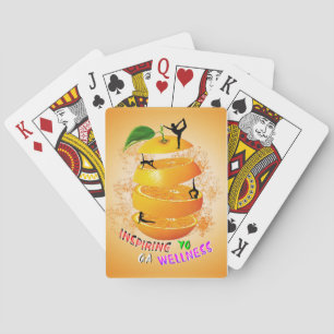 Inspiring Wellness Yoga Poker Cards