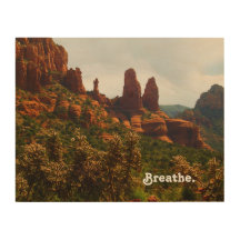 Inspiring Wood Wall Art, Sedona Red Rocks
