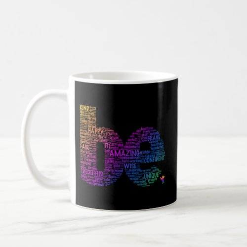 Inspiring Word Be Amazing Motivation Colorful Lett Coffee Mug
