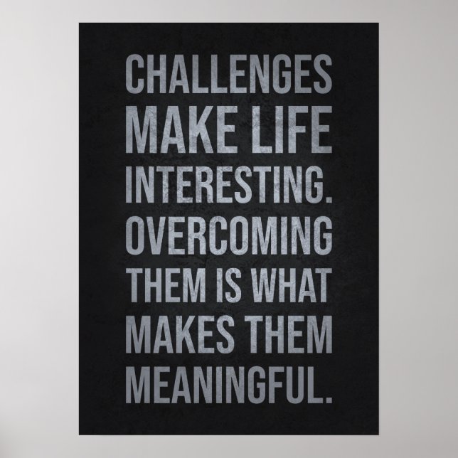 Inspiring Words - Motivational Poster (Front)