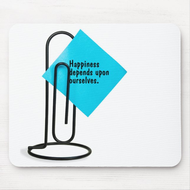 Inspiring Words on Note Mouse Pad (Front)