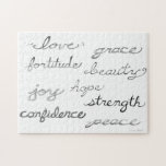 Inspiring Words Puzzle at Zazzle