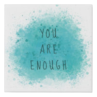 Inspiring You Are Enough Simple Affirmation Quote
