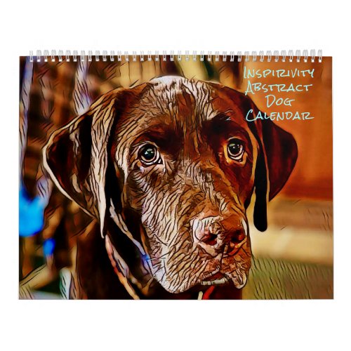 Inspirivity 2nd Addition Abstract Dog Calendar