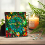 Inspirivity Personalized Trendy, Pretty Floral Plaque<br><div class="desc">Designed so you can add your own saying or name, this pretty Inspirivity plaque will look great in any room.. The hand-drawn artwork adds a unique and whimsical flair. Just add a name or favorite quote and it makes a great gift to give to a friend. These are great to...</div>