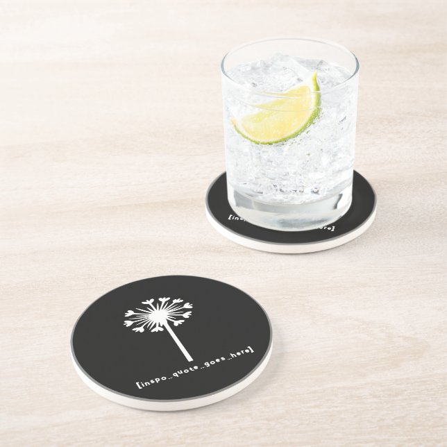 Inspo Quote Goes Here Coaster (Side)