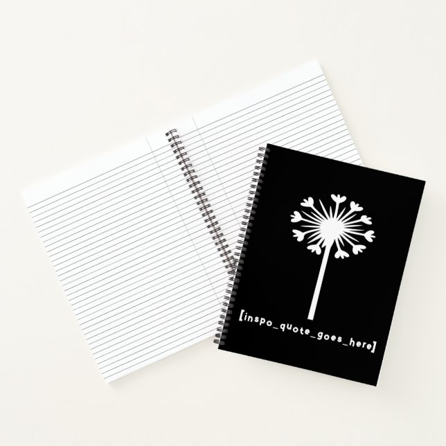 Inspo Quote Goes Here Notebook (Inside)