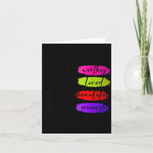 Insrational Quotes, Sitive Mindset, Leadership  Thank You Card