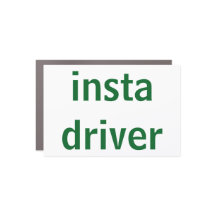 Insta Delivery Driver Bumper Magnet