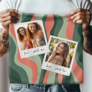 Instagram 2 Photo Collage - Organic Boho Curves Bandana