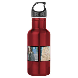 Instagram 4 Photo Aluminum Water Bottle
