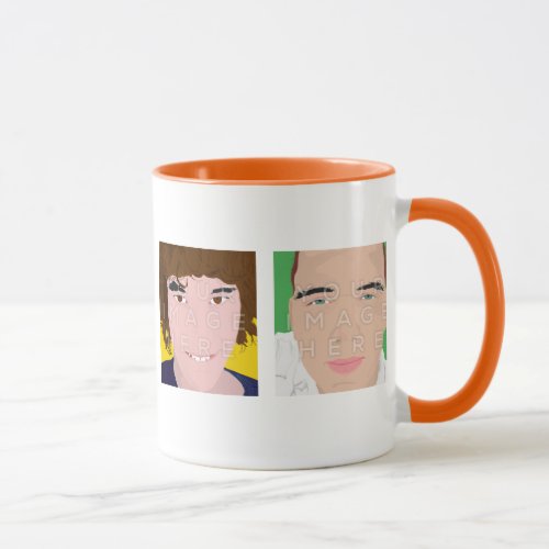 Instagram 4 Photo Personalized Custom Mug Designs