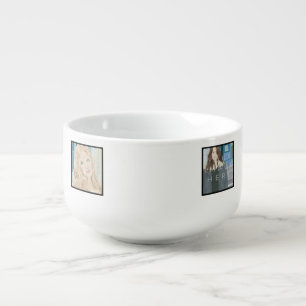 Instagram 4-Photo Personalized Custom Soup Mug