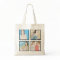 Instagram 4 Photo Personalized Tote Bag Designs