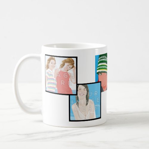 Instagram 6-Photo Customizable Classic Mug Designs