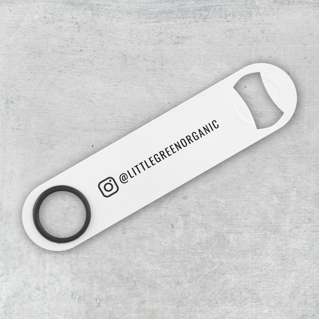 Instagram Bottle Opener | Your Insta Name Bar Key (Creator Uploaded)