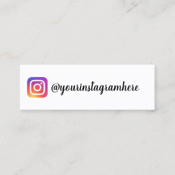 Instagram Business Card by TwoTravelledTeens at Zazzle