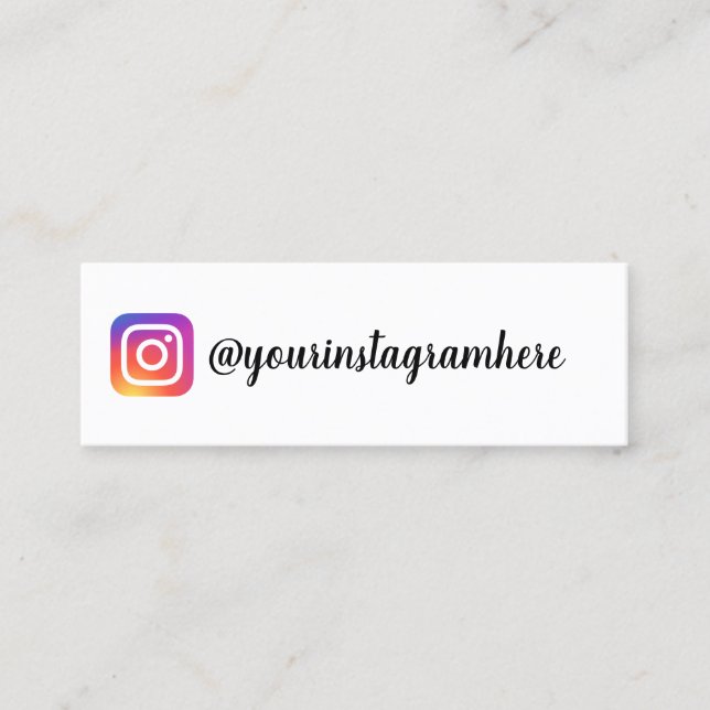 instagram business card (Front)