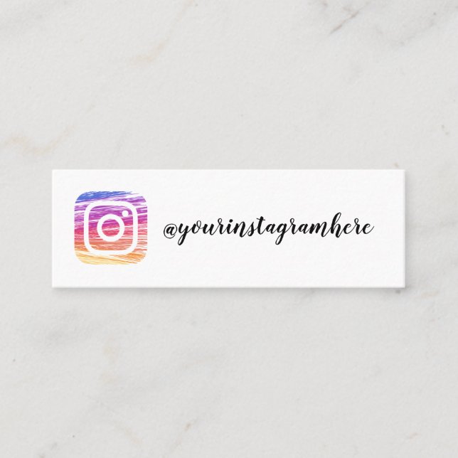 instagram business card (Front)