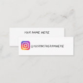instagram  business card (Front/Back)