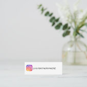 instagram  business card (Standing Front)