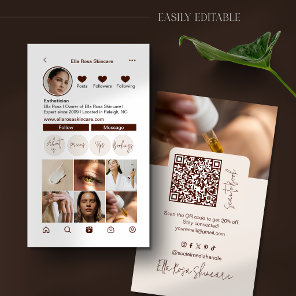 Instagram Business Card