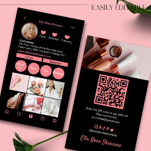 Instagram Business Card