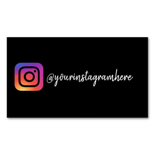 Instagram Business Card Magnet