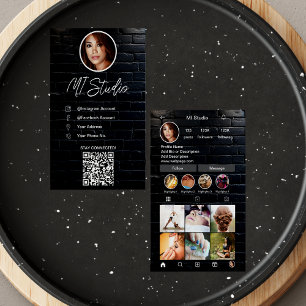Instagram Business Cards, Influencer, Esthetician Business Card